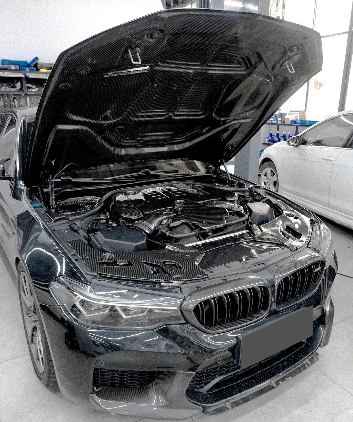 BMW F90 M5 Dry Carbon Fiber Cooling Shroud Panel 2017-2023