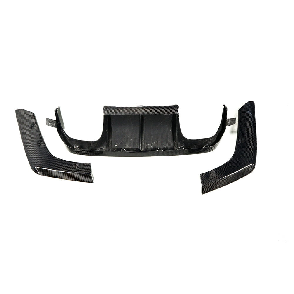 BMW F80 F82 M3 M4 V Style Dry Carbon Fiber Rear Bumper Diffuser