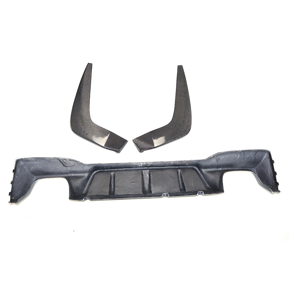 BMW F90 M5 3D Style Dry Carbon Fiber Rear Bumper Diffuser