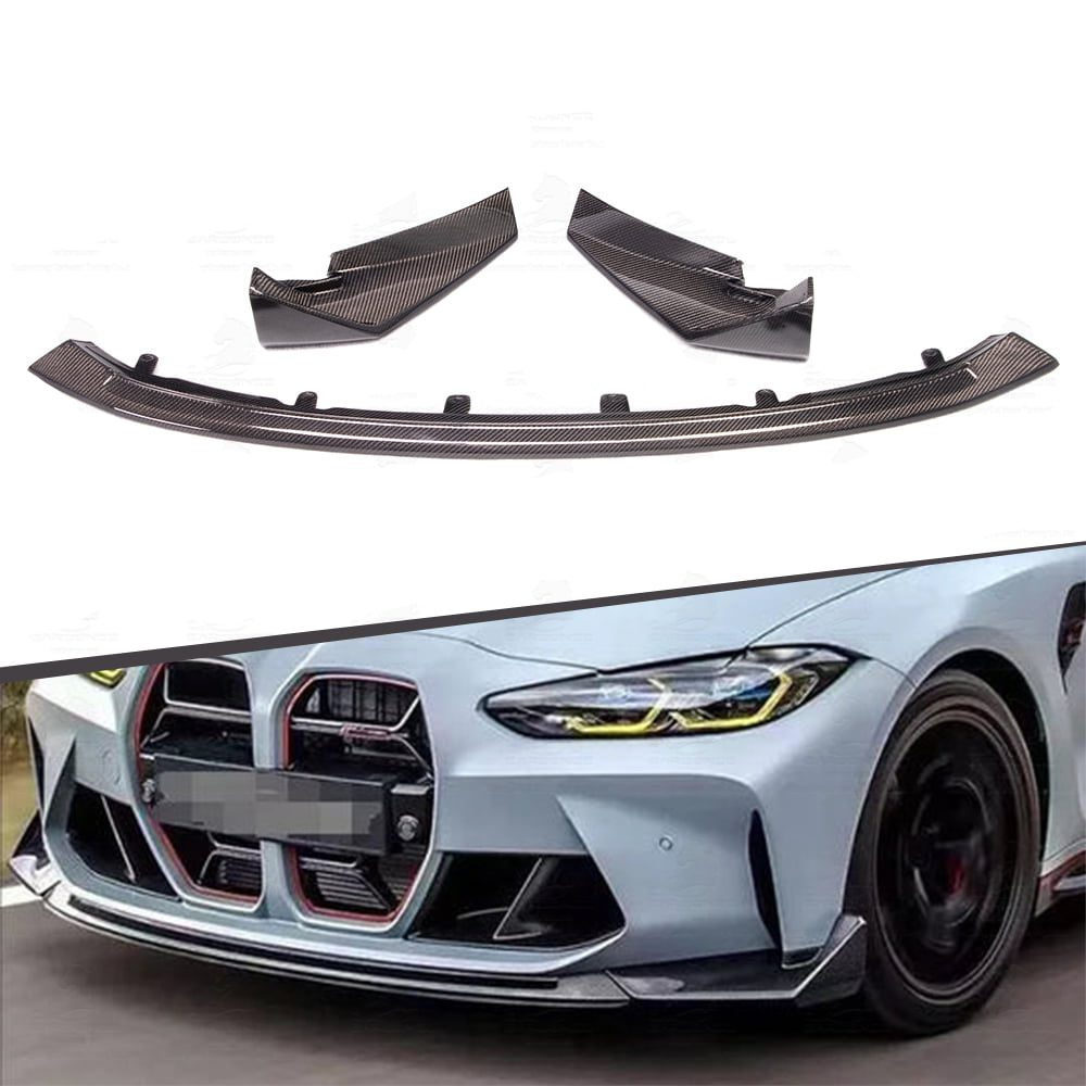 BMW G80 G82 M3 M4 CSL Style Dry Carbon Fiber Front Bumper Lip