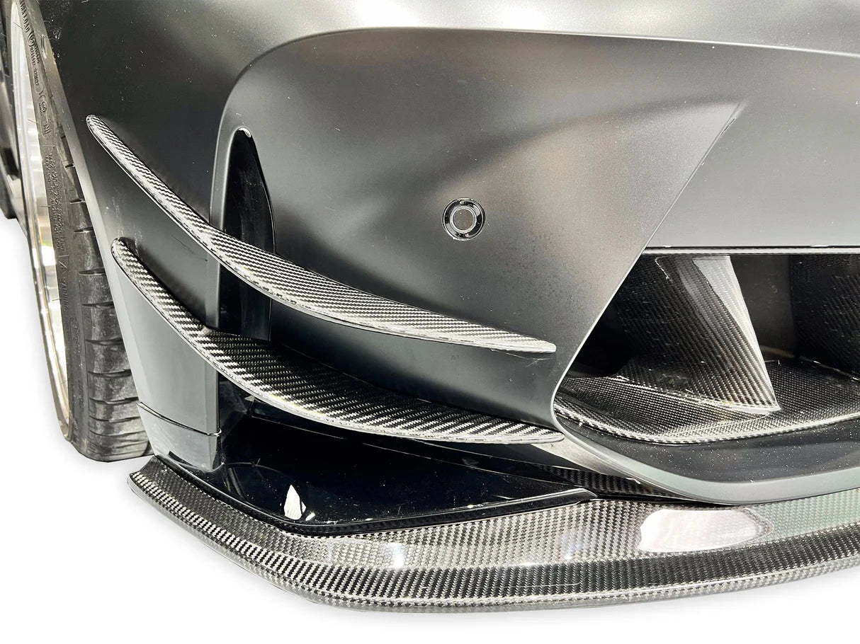 Bmw G80 M3 / G82 G83 M4 AC Type Dry Carbon Fiber Front Canards