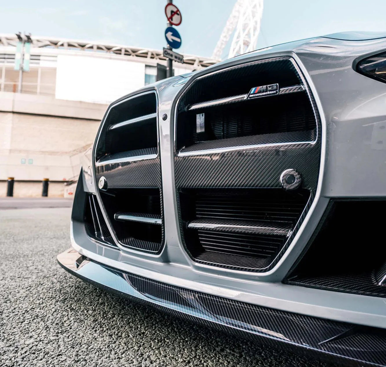 BMW G80 / G82 M3 / M4 ST Type Dry Carbon Fiber Front Grille