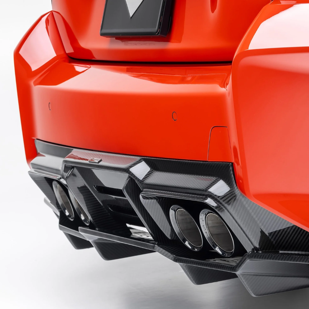 BMW M2 G87 V Type Dry Carbon Fiber Rear Diffuser 2022+