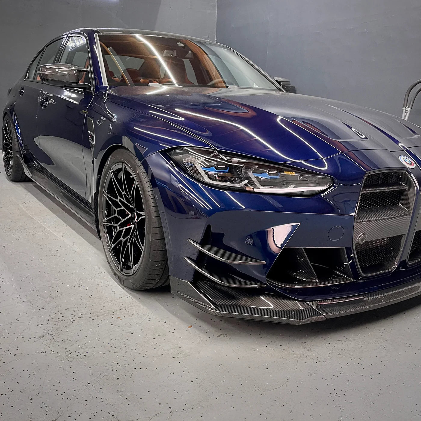 Bmw G80 M3 / G82 G83 M4 AC Type Dry Carbon Fiber Front Canards
