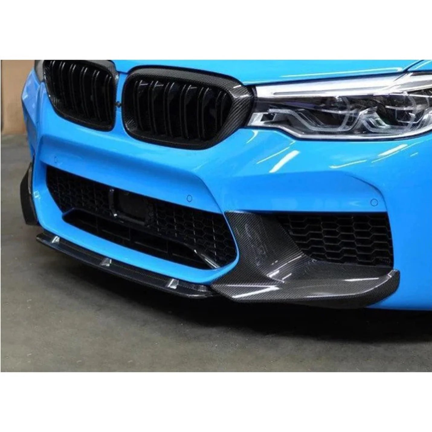 BMW M5 F90 MP Type Dry Carbon Fiber Front Lip 2018-2020