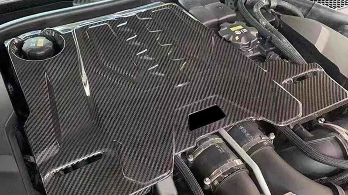 BMW F90 M5 Dry Carbon Fiber Engine Cover 2017-2023